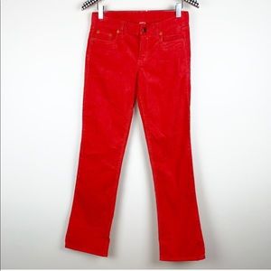 J. Crew Bootcut Corduroy Pants 26 Short R3327